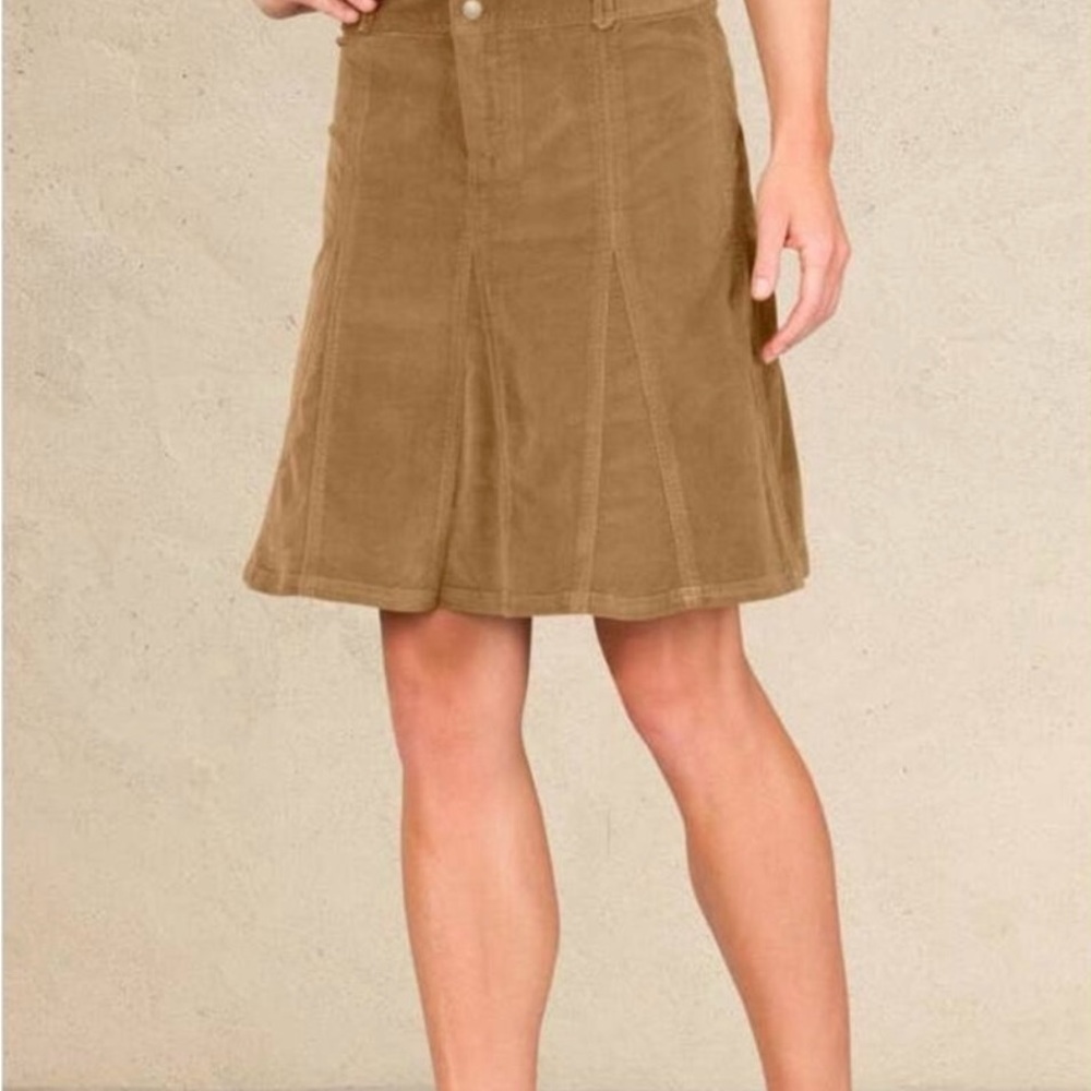 Athleta Tan A-Line Skirt